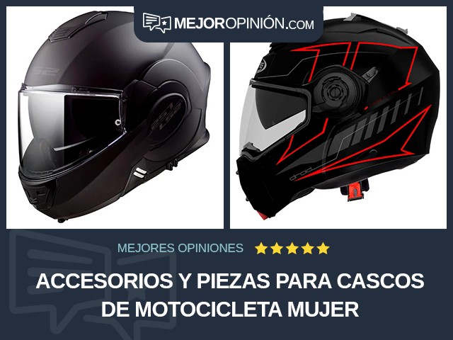 Accesorios y piezas para cascos de motocicleta Mujer