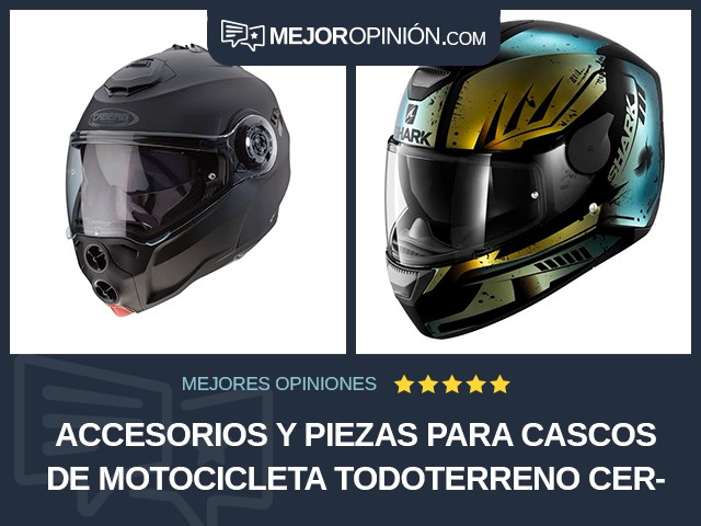 Accesorios y piezas para cascos de motocicleta Todoterreno Certificado ECE