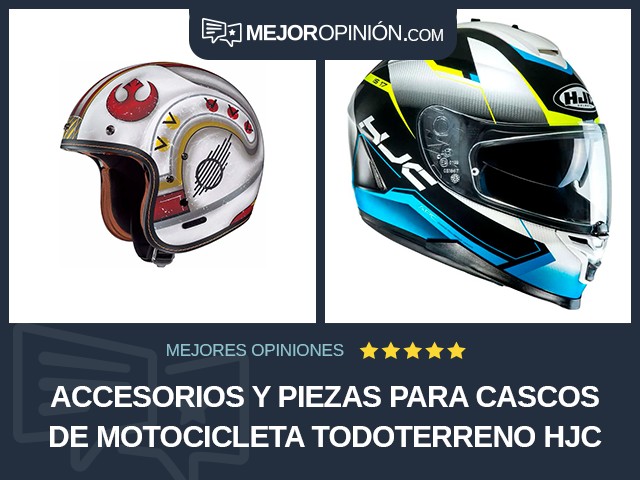 Accesorios y piezas para cascos de motocicleta Todoterreno HJC