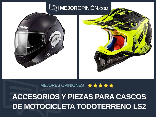 Accesorios y piezas para cascos de motocicleta Todoterreno LS2