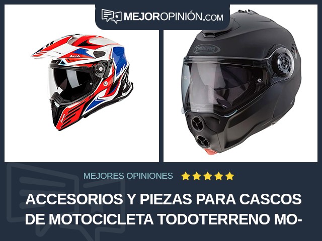 Accesorios y piezas para cascos de motocicleta Todoterreno Modular