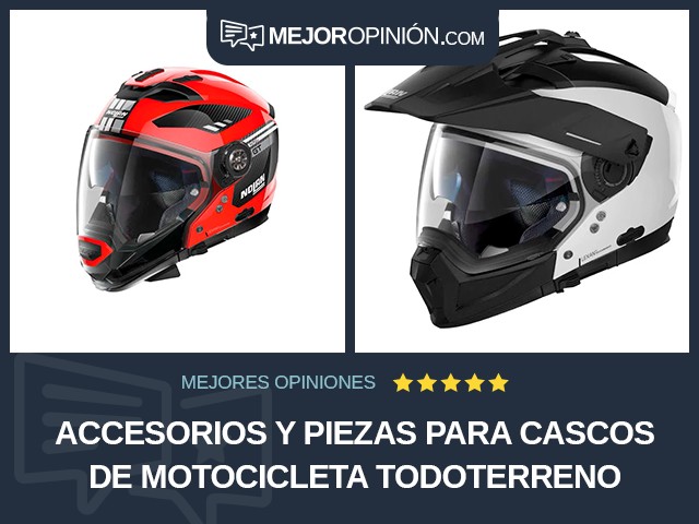 Accesorios y piezas para cascos de motocicleta Todoterreno Nolan