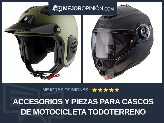 Accesorios y piezas para cascos de motocicleta Todoterreno