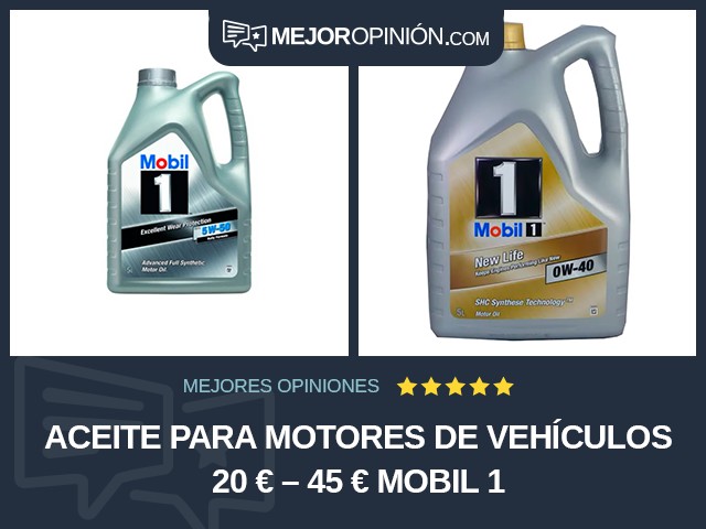 Aceite para motores de vehículos 20 € – 45 € Mobil 1