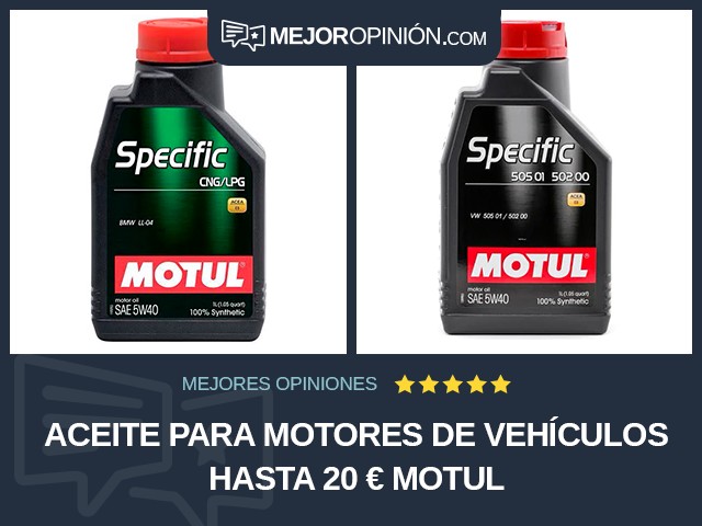 Aceite para motores de vehículos Hasta 20 € Motul