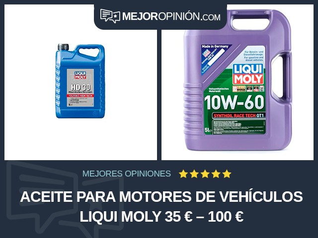 Aceite para motores de vehículos LIQUI MOLY 35 € – 100 €