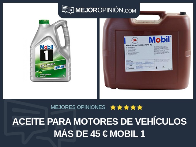 Aceite para motores de vehículos Más de 45 € Mobil 1