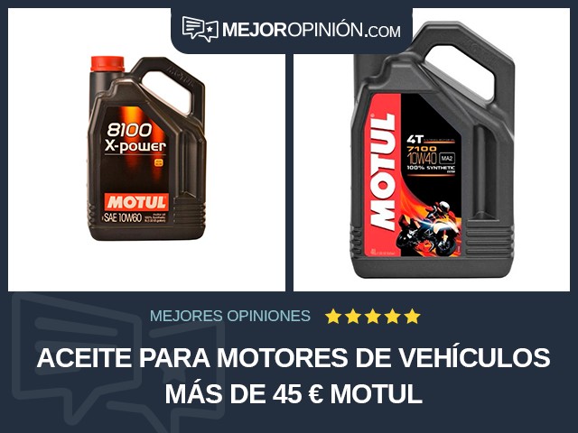 Aceite para motores de vehículos Más de 45 € Motul