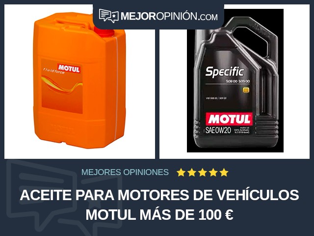 Aceite para motores de vehículos Motul Más de 100 €