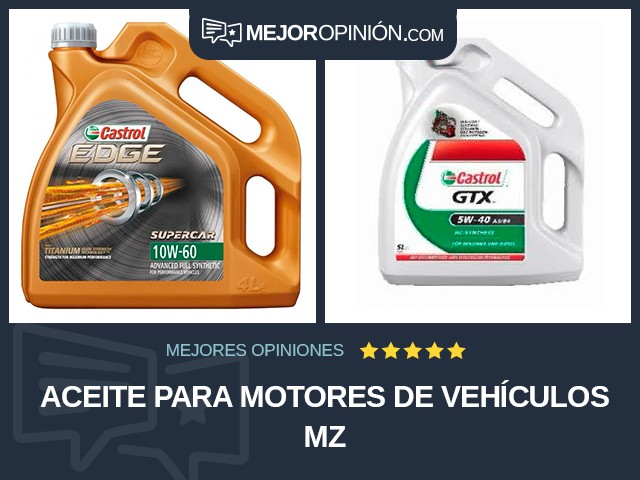 Aceite para motores de vehículos MZ