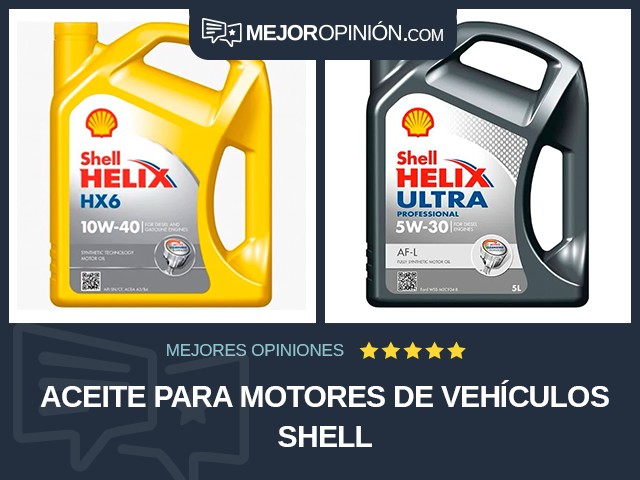 Aceite para motores de vehículos Shell