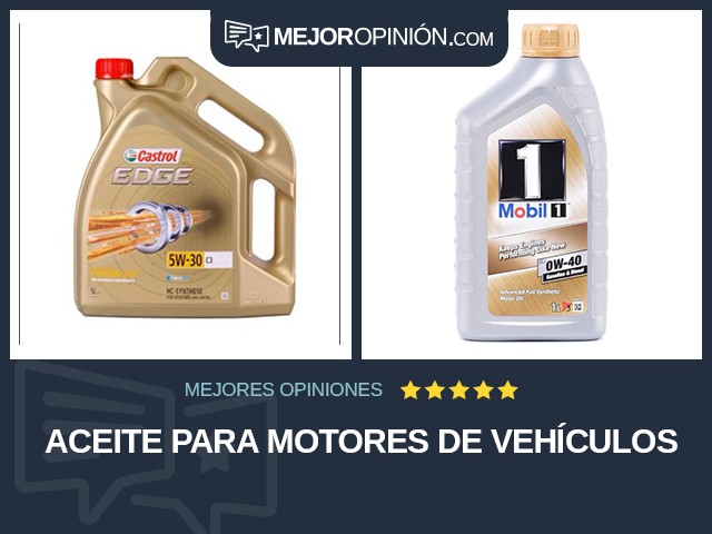 Aceite para motores de vehículos