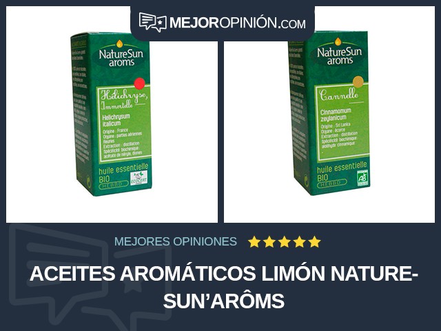 Aceites aromáticos Limón NatureSun’arôms