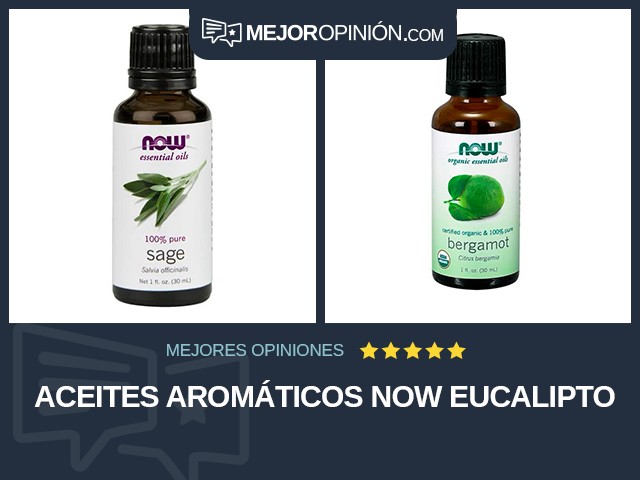 Aceites aromáticos NOW Eucalipto