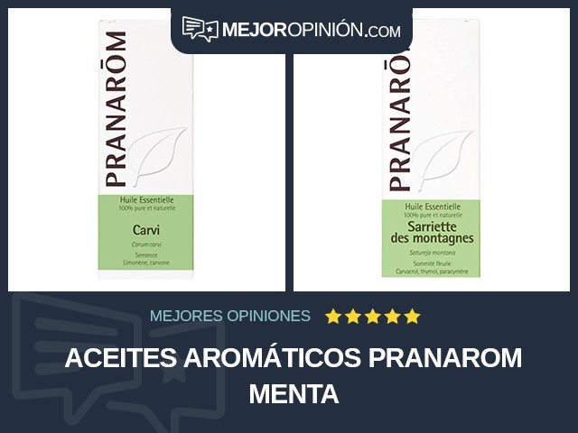 Aceites aromáticos Pranarom Menta