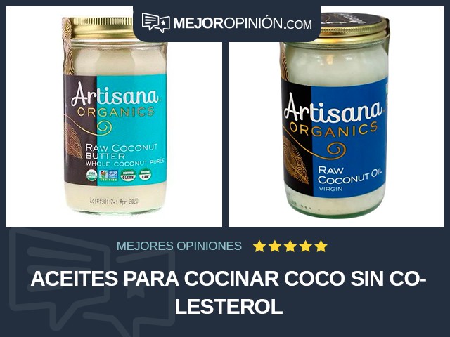 Aceites para cocinar Coco Sin colesterol