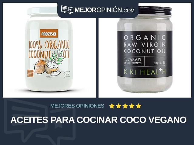 Aceites para cocinar Coco Vegano