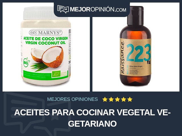 Aceites para cocinar Vegetal Vegetariano