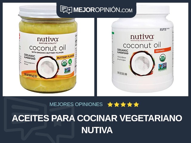 Aceites para cocinar Vegetariano Nutiva