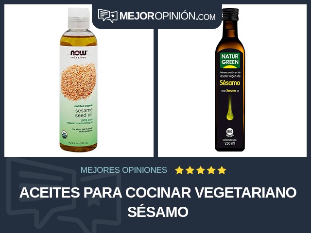 Aceites para cocinar Vegetariano Sésamo