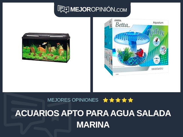 Acuarios Apto para agua salada Marina