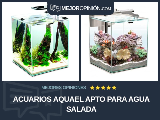 Acuarios AQUAEL Apto para agua salada