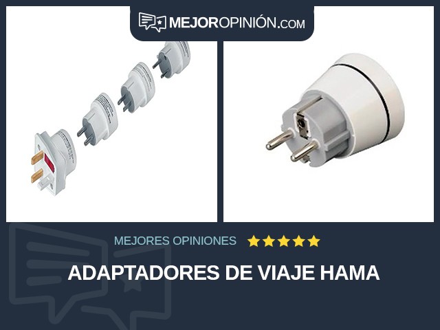 Adaptadores de viaje Hama