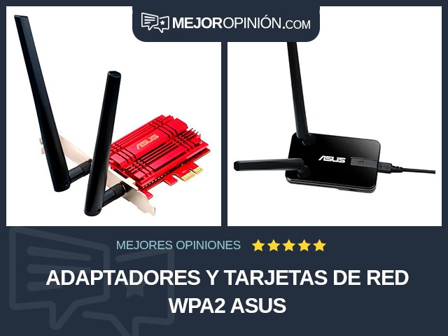 Adaptadores y tarjetas de red WPA2 ASUS