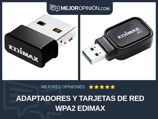 Adaptadores y tarjetas de red WPA2 Edimax