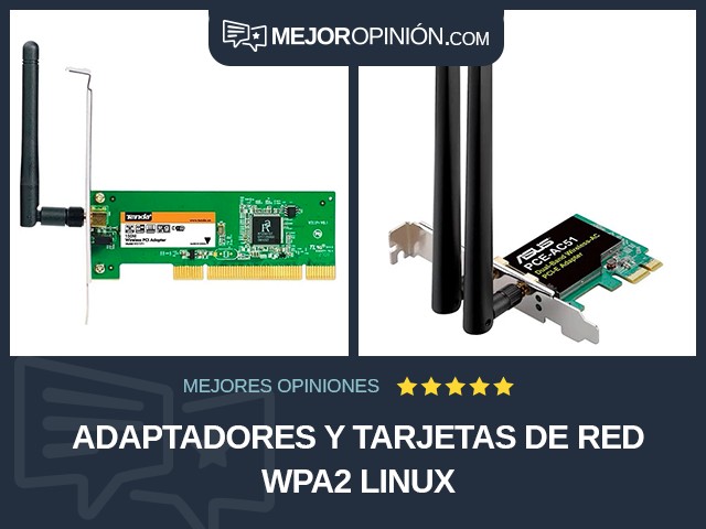 Adaptadores y tarjetas de red WPA2 Linux