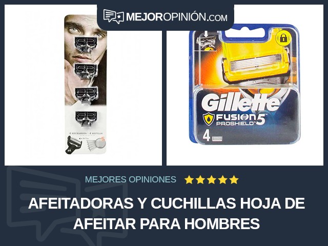 Afeitadoras y cuchillas Hoja de afeitar Para hombres