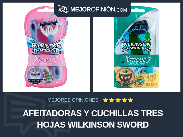 Afeitadoras y cuchillas Tres hojas Wilkinson Sword