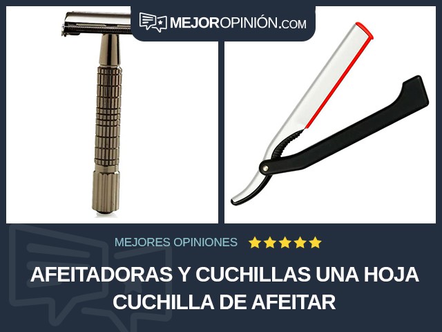 Afeitadoras y cuchillas Una hoja Cuchilla de afeitar