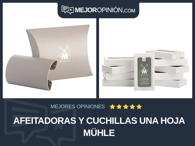 Afeitadoras y cuchillas Una hoja MÜHLE