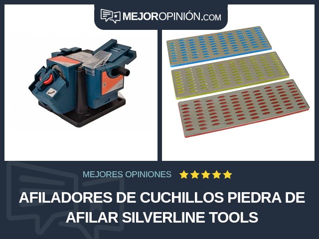 Afiladores de cuchillos Piedra de afilar Silverline Tools