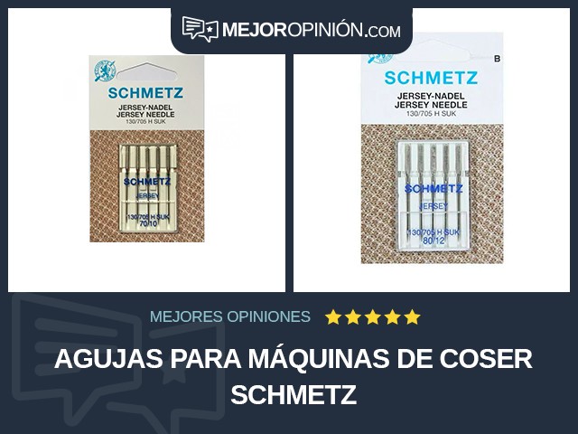 Agujas para máquinas de coser Schmetz