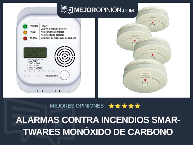 Alarmas contra incendios Smartwares Monóxido de carbono