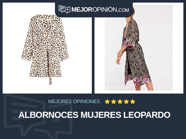 Albornoces Mujeres Leopardo