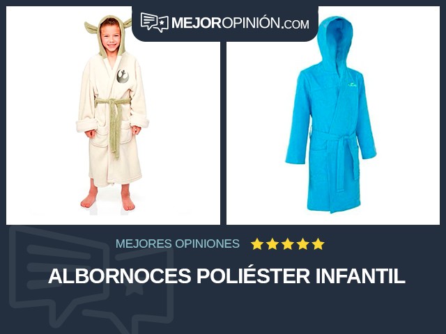 Albornoces Poliéster Infantil