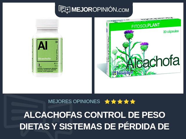 Alcachofas Control de peso Dietas y sistemas de pérdida de grasa