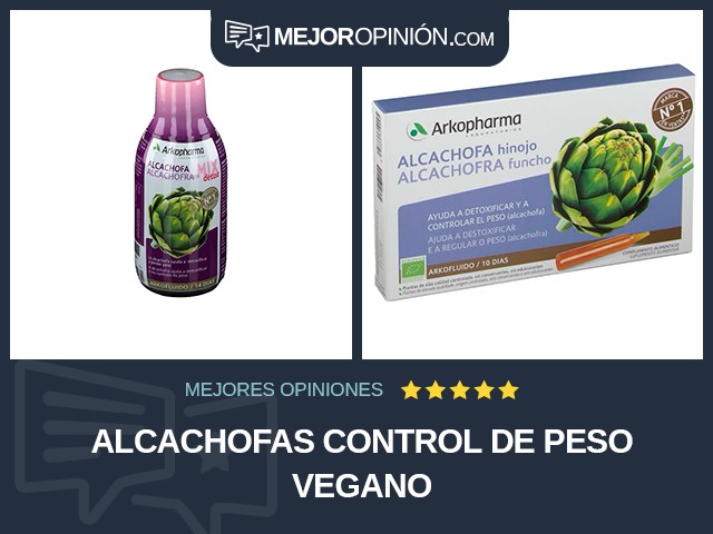 Alcachofas Control de peso Vegano