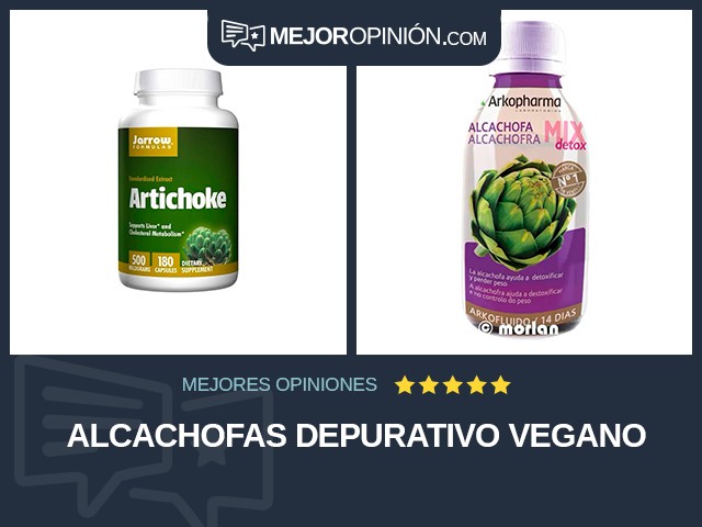 Alcachofas Depurativo Vegano