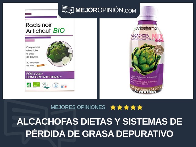 Alcachofas Dietas y sistemas de pérdida de grasa Depurativo