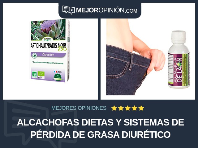 Alcachofas Dietas y sistemas de pérdida de grasa Diurético