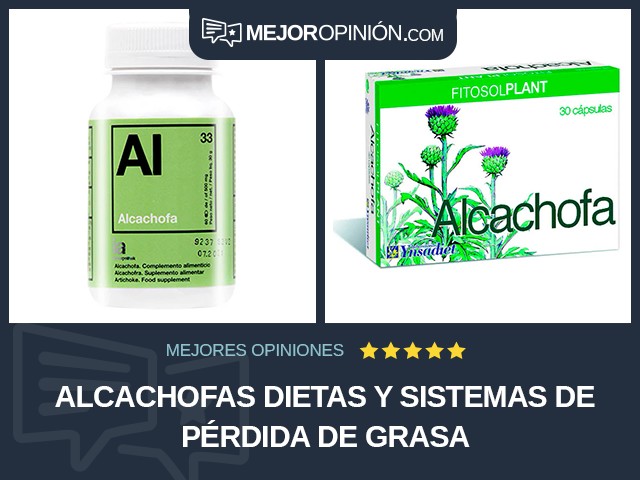 Alcachofas Dietas y sistemas de pérdida de grasa