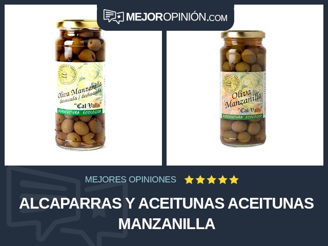 Alcaparras y aceitunas Aceitunas Manzanilla