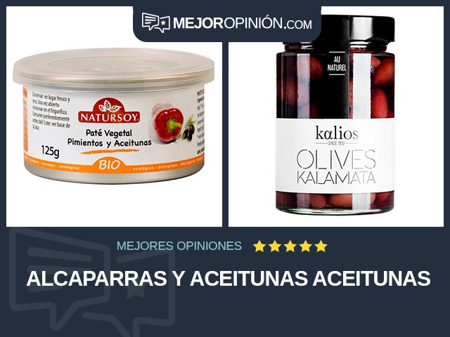 Alcaparras y aceitunas Aceitunas