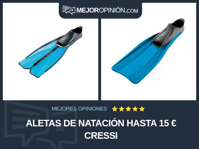 Aletas de natación Hasta 15 € Cressi