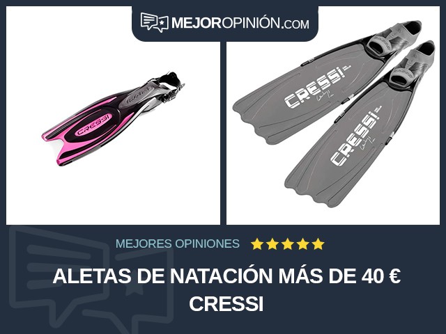 Aletas de natación Más de 40 € Cressi