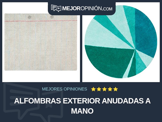 Alfombras Exterior Anudadas a mano